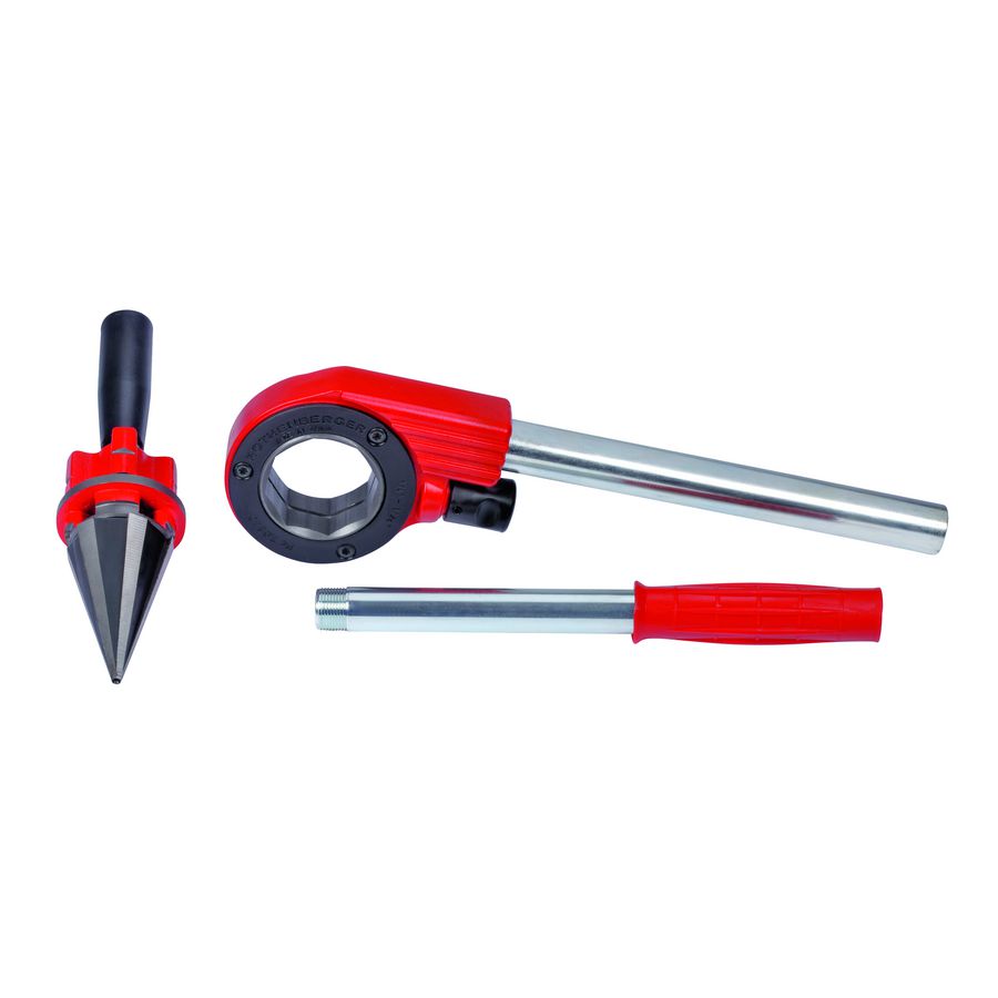 Pijpruimer met ratel 1/4-2