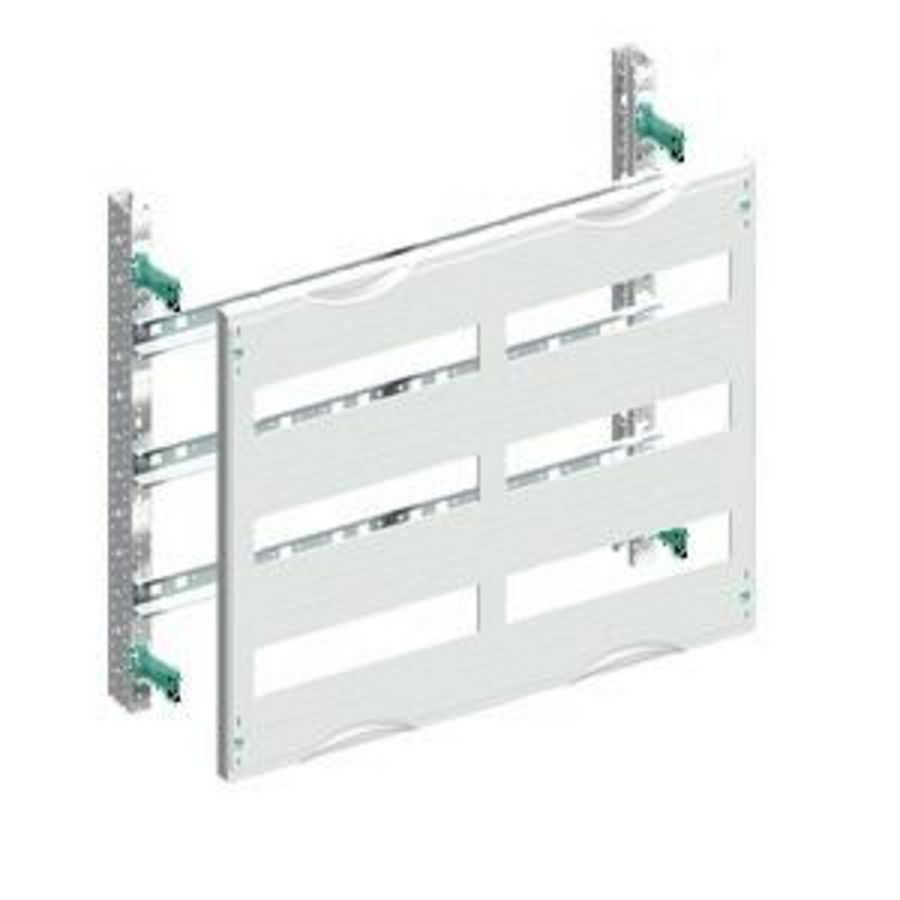 Verdelerveld DIN-rail 2 breed 3 hoog
