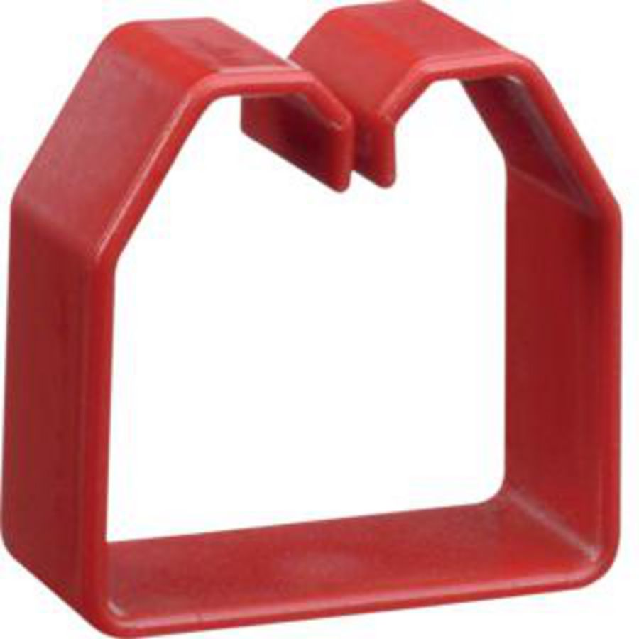 Draadhouder voor kanaal halogeenvrij 50x50mm HNG rood
