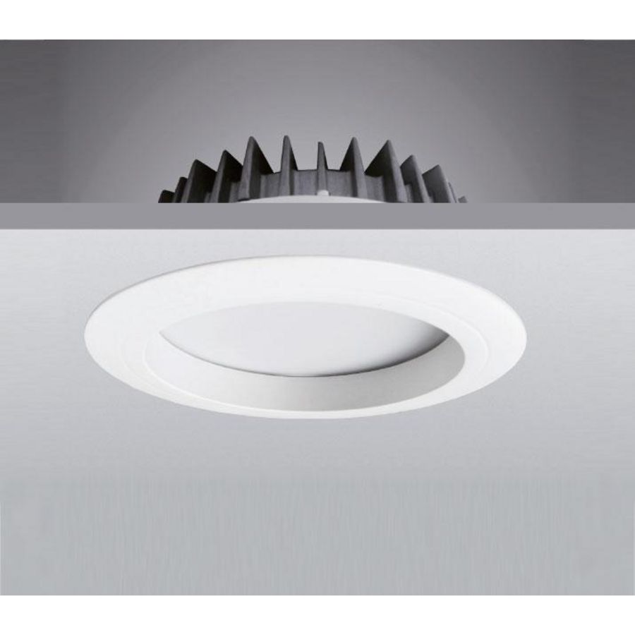 LED downlight 190mm 19W zw 100 gr 5600K170mm 42143112