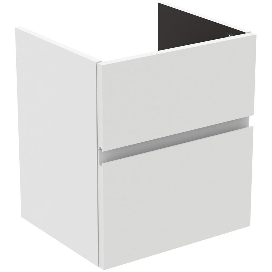 Wastafelmeubel 480x409x540mm matt white 2 laden Finesse