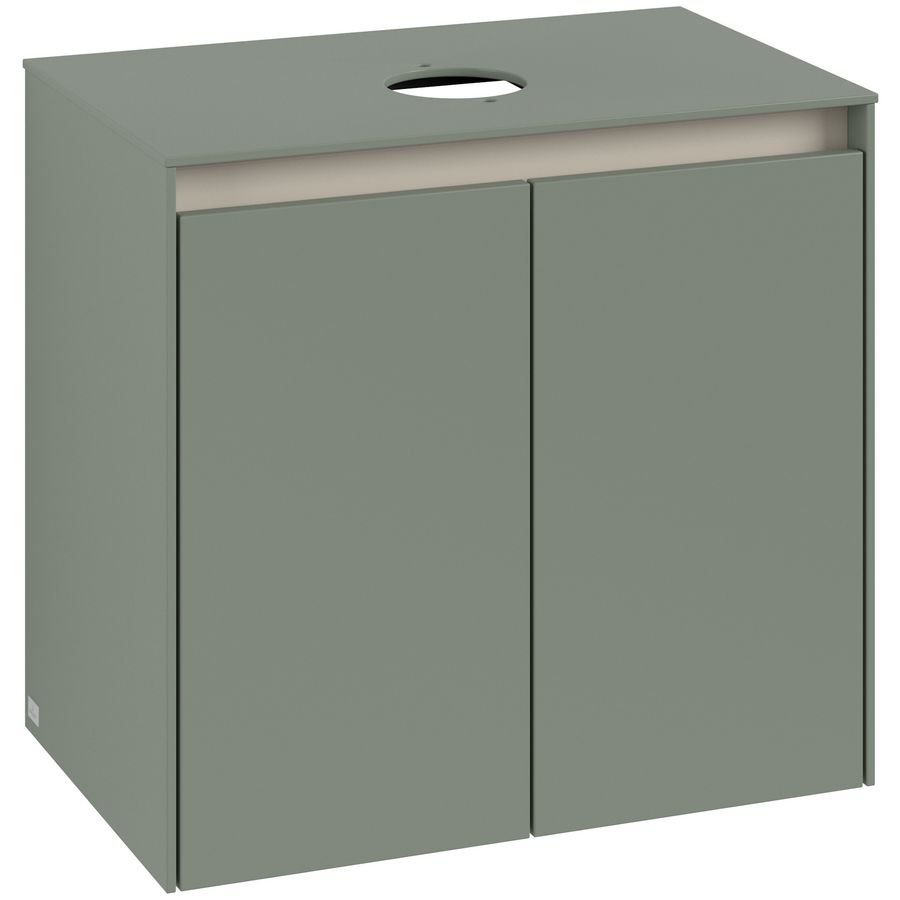 Wastafelonderkast Collaro 600x548x380mm Soft Green C15000AF