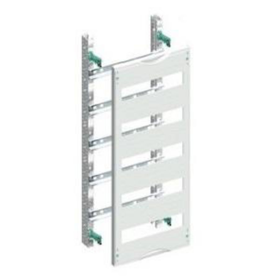Verdelerveld DIN-rail 1 breed 5 hoog
