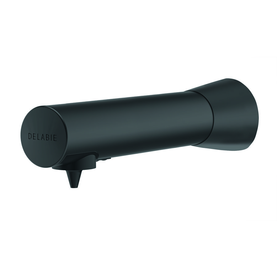 Verdeler elektr. muur vloeib. zeep/schuim buis L1,2m zw.