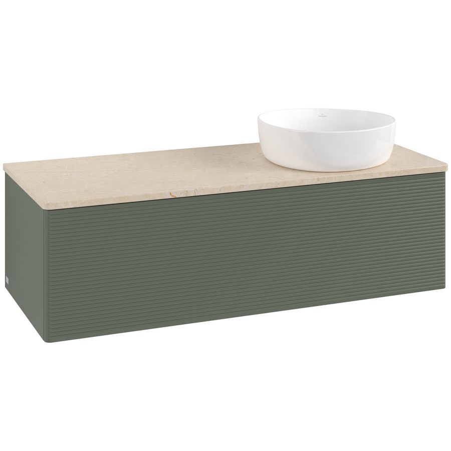 Wastafelonderkast Antao 1200x360x500mm L.Green Matt Lacquer L34113HL