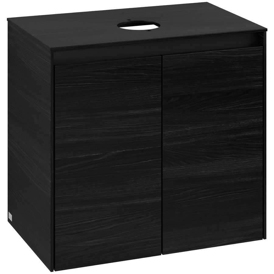 Wastafelonderkast Collaro 600x548x380mm Black Oak C15000AB