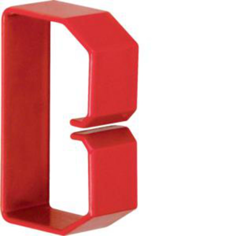 Draadhouder voor kanaal halogeenvrij 50x75mm HNG rood