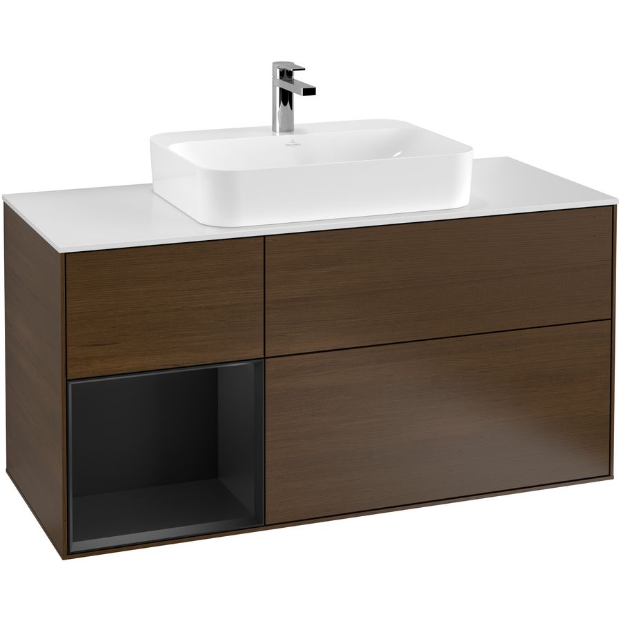 Wastafelonderkast Finion 1200x603x501mm W.Veneer F411PDGN