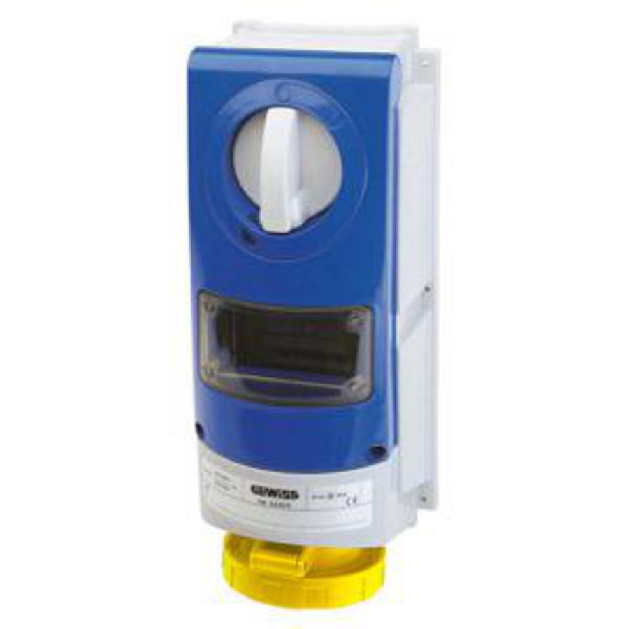 VERTICAAL BEVESTIGDE VERGRENDELDE CONTACTDOOS-ZONDER BODEM