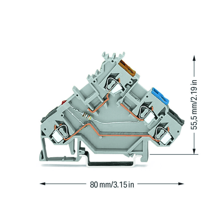 3-draads initiatorklem LED ro PNP pos 280-560/281-434 VVE=50