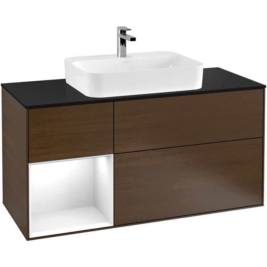 Wastafelonderkast Finion 1200x603x501mm W.Veneer F412GFGN