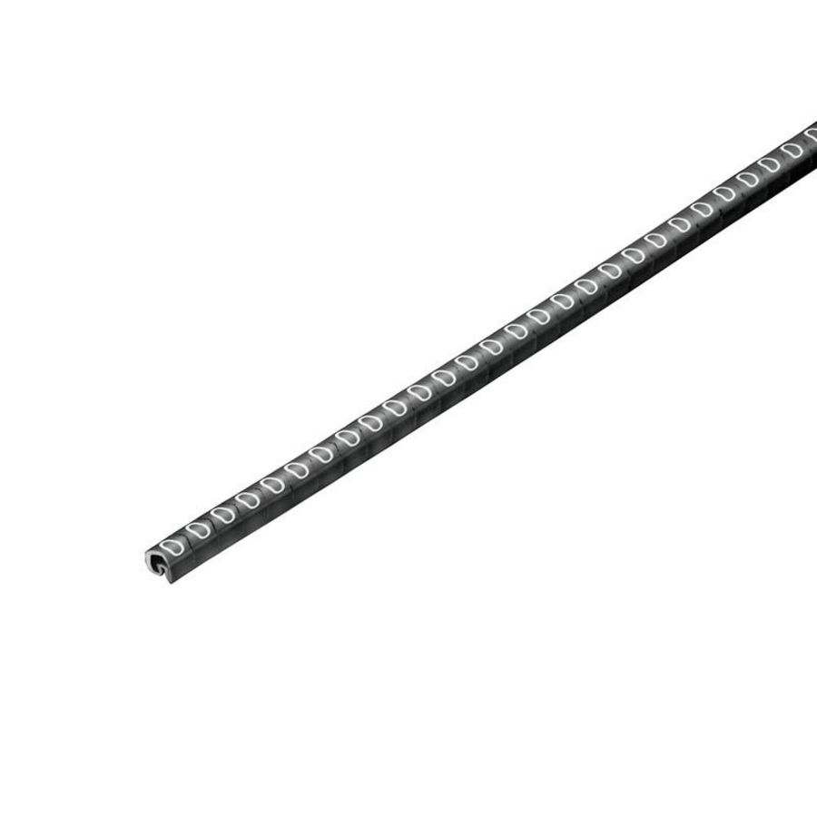 Kabelcoderingsyst. zwart O.D.1.3-3mm PVC s VVE=500