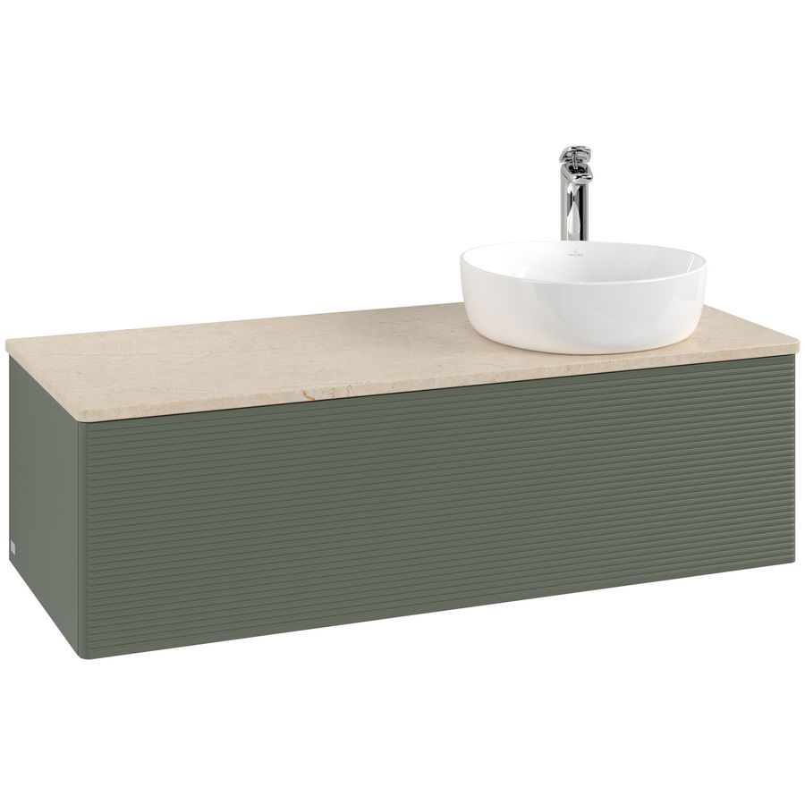 Wastafelonderkast Antao 1200x360x500mm L.Green Matt Lacquer L34153HL