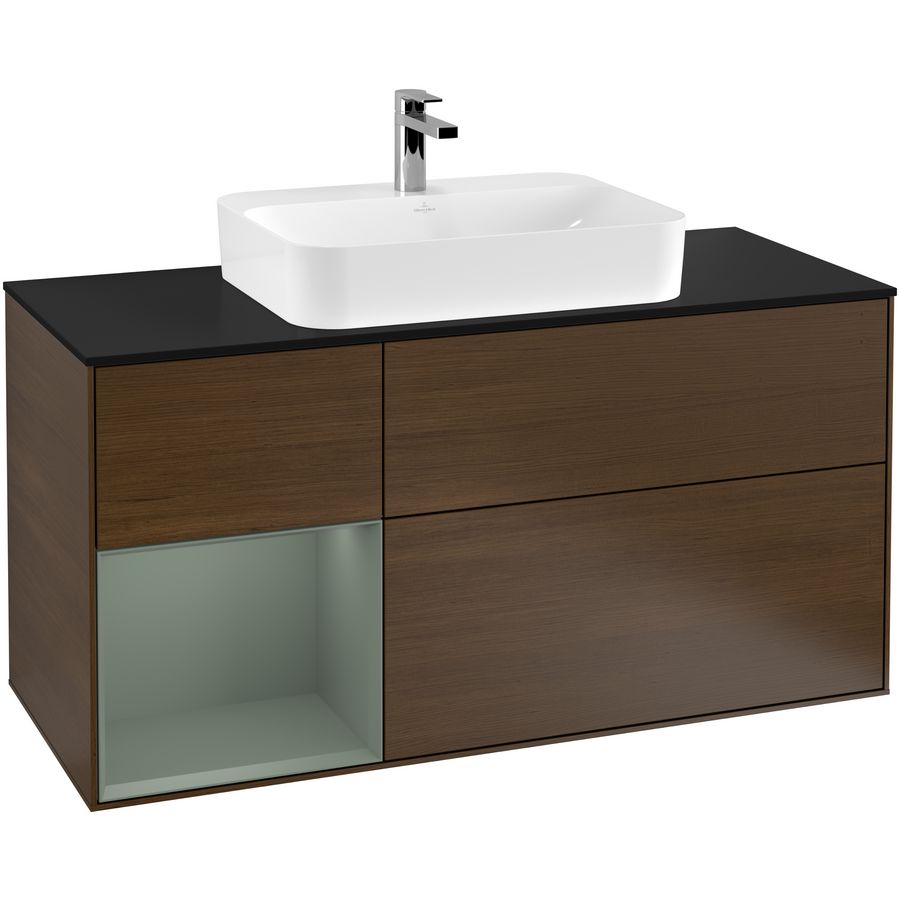 Wastafelonderkast Finion 1200x603x501mm W.Veneer F412GMGN