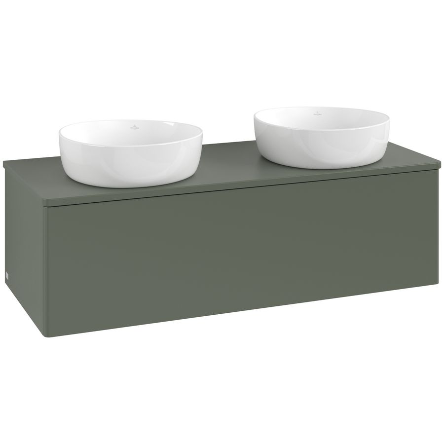 Wastafelonderkast Antao 1200x360x500mm L.Green Matt Lacquer L35010HL