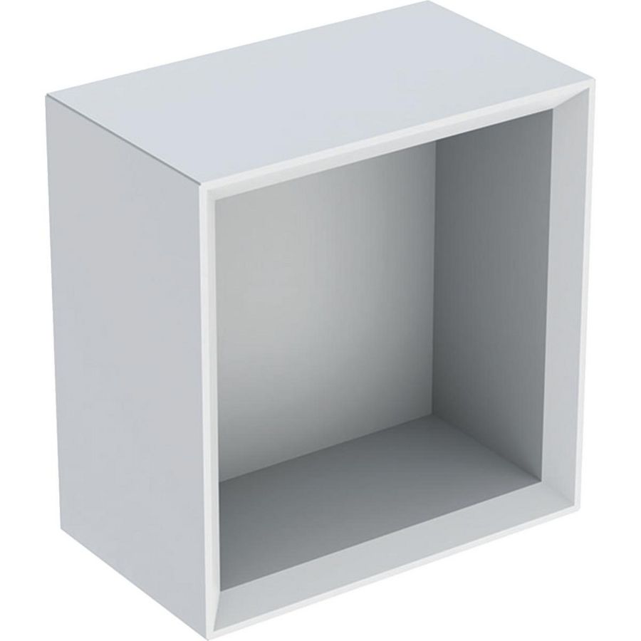 iCon wandbox vierkant 22,5x23,3cm wit mat