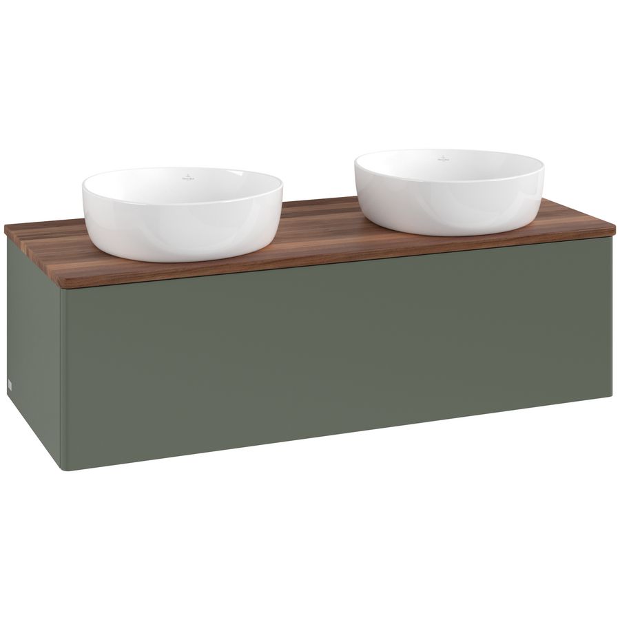 Wastafelonderkast Antao 1200x360x500mm L.Green Matt Lacquer L35012HL