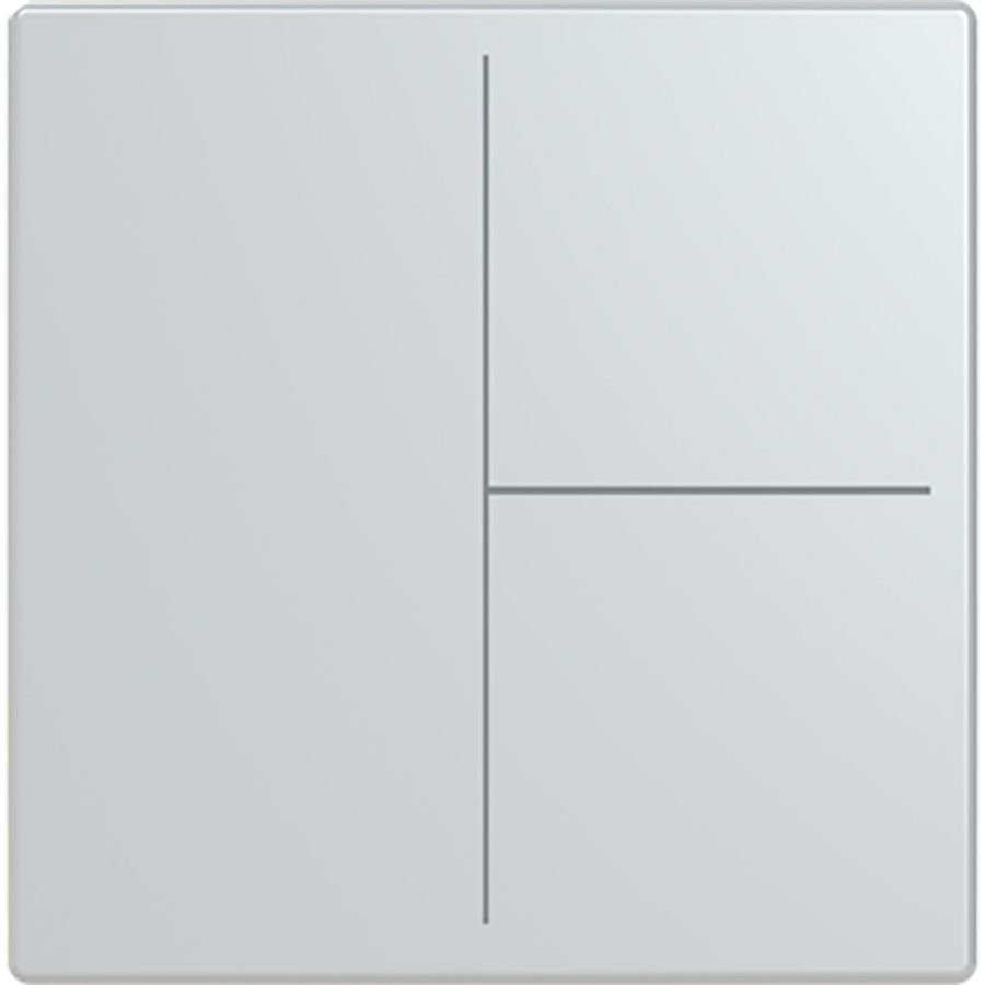 Centraalplaat afdekking Keypad 3v F/S platform 63 aluzilver (LFW/A.3.63.11-83)