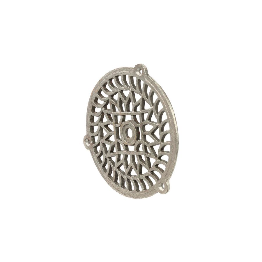 Gietijzer rooster d130 blank