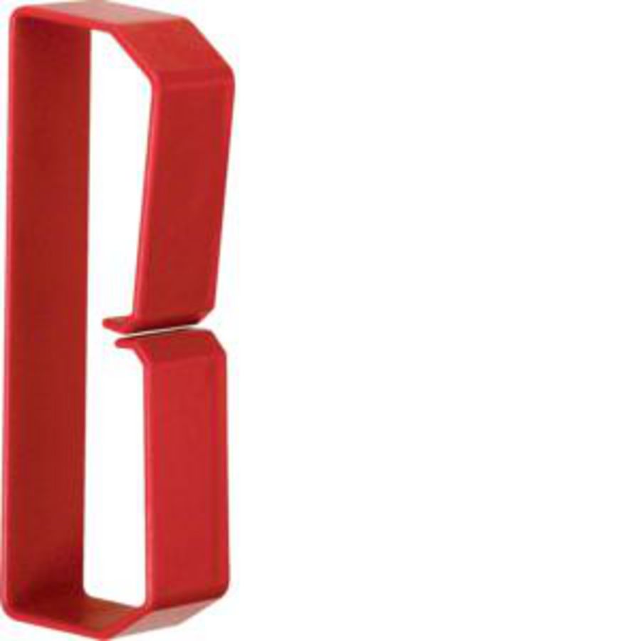 Draadhouder voor kanaal halogeenvrij 50x125mm HNG rood