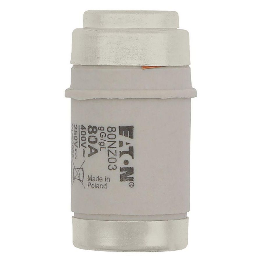Zekering laagspanning 80A AC 400V D03 gL/gG IEC traag VVE=10