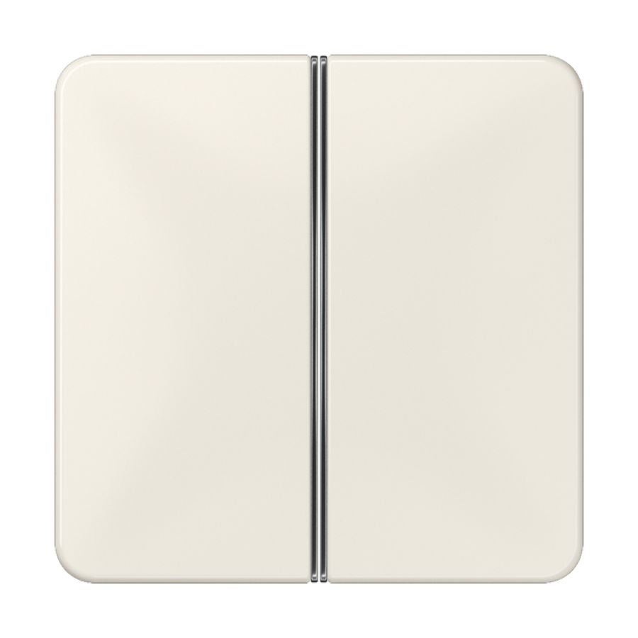 Tastafdekking 2-voudig compleet CD wit KNX