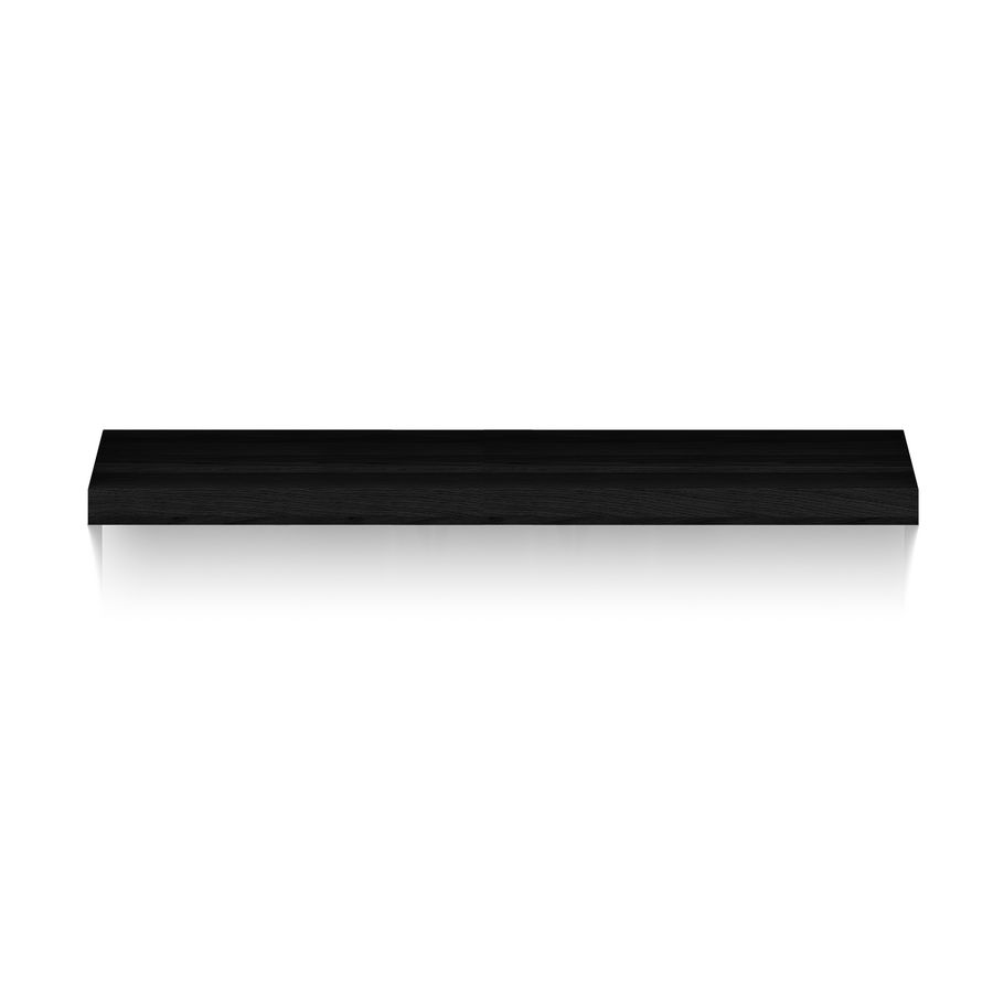 Wooden Niche Shelf 120cm, inkortbaar, black