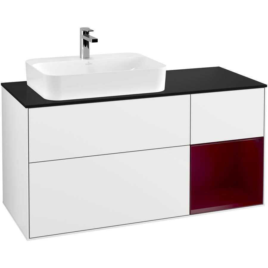 Wastafelonderkast Finion 1200x603x501mm G.White.L F402HBGF