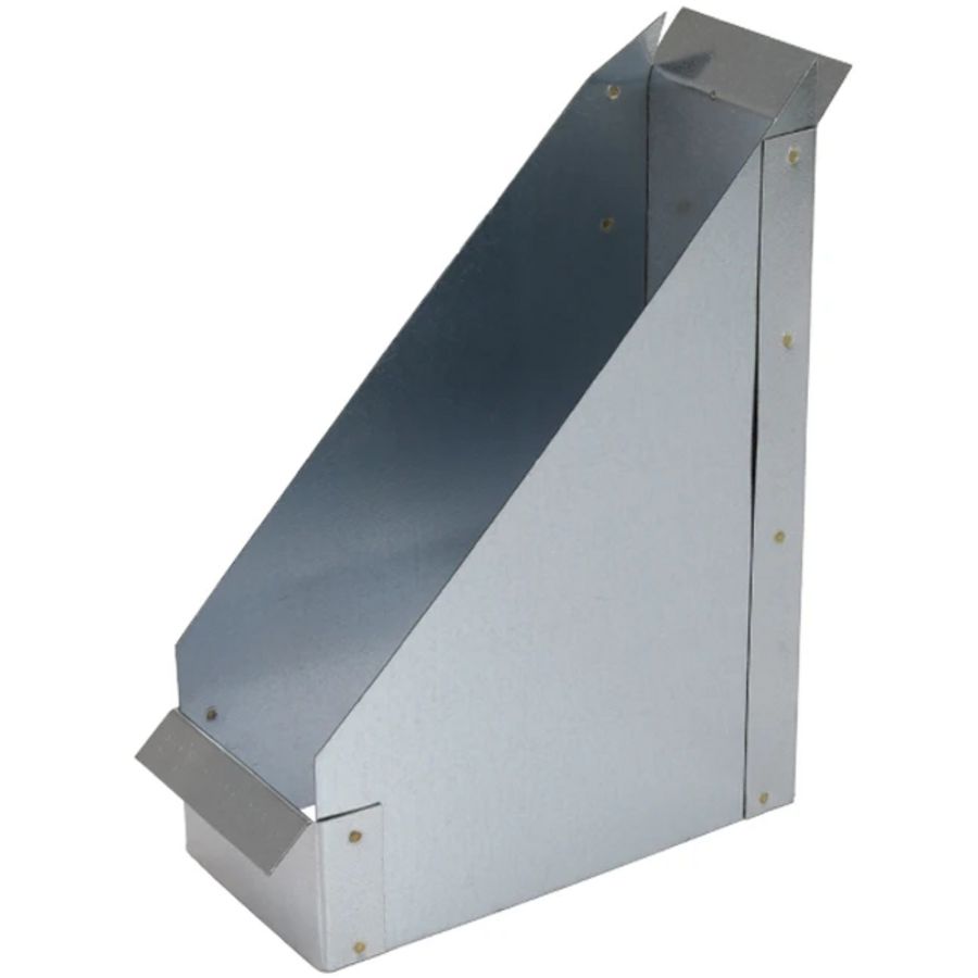 Zijaansluiting 170x80mm 45° voor rechthoekig instortkanaal Thermoduct