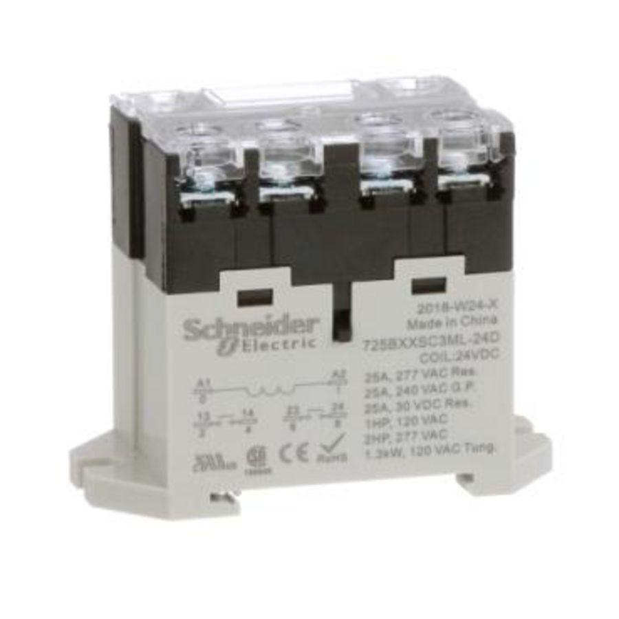 725 Power Relay 2 NO 25A VVE=10