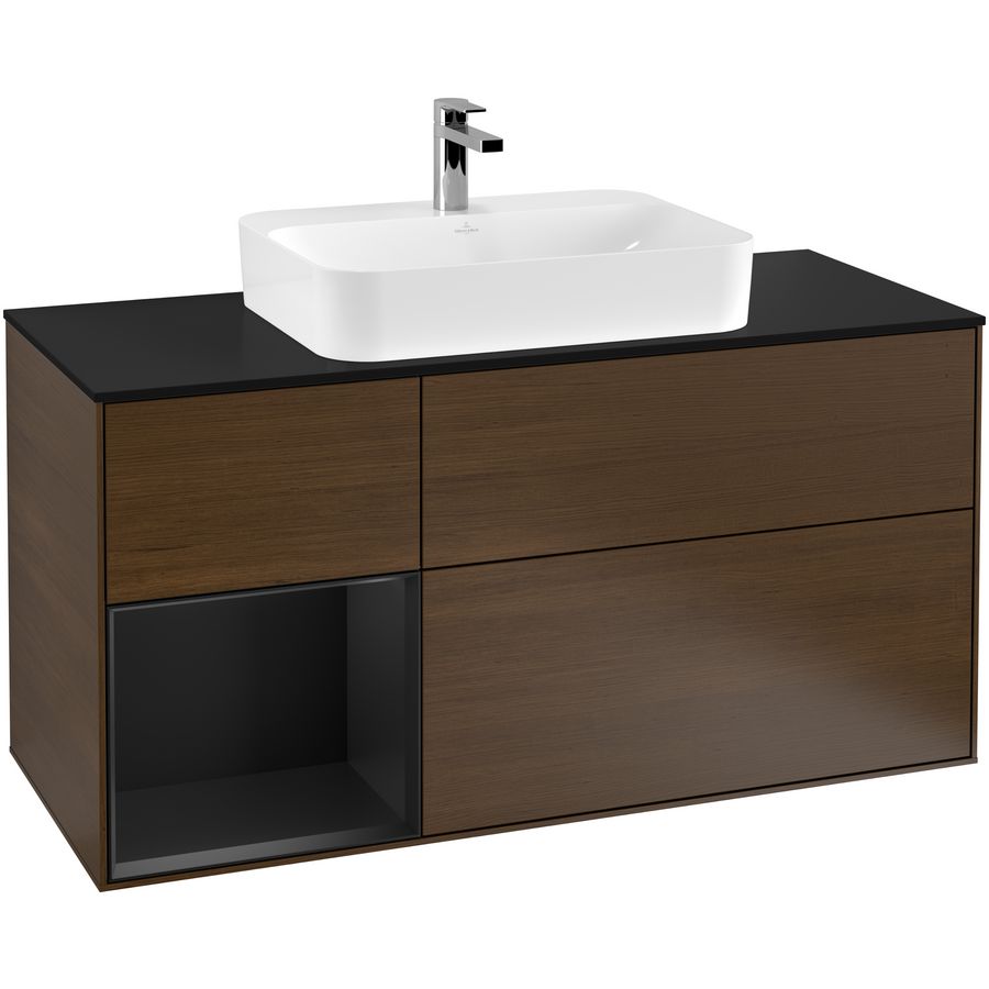 Wastafelonderkast Finion 1200x603x501mm W.Veneer F412PDGN