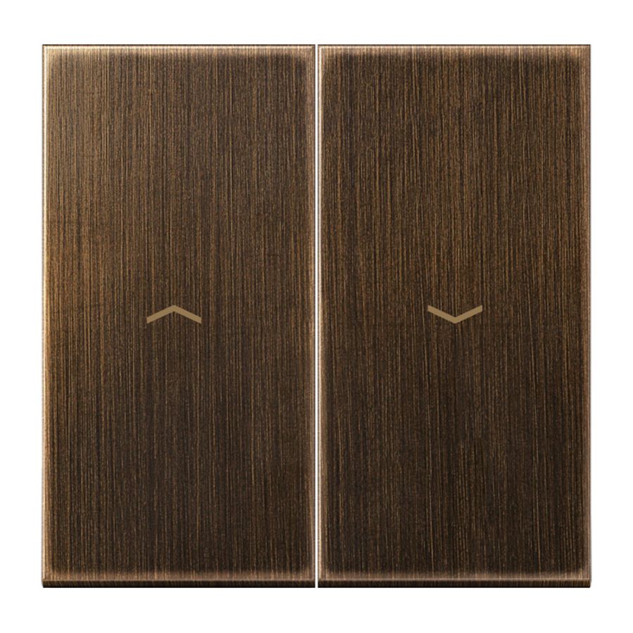 Schakelwip serie pijl LS messing antiek