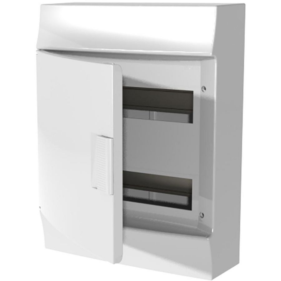 Installatiekast IP 41 2x12-modules incl deur wit VVE=2