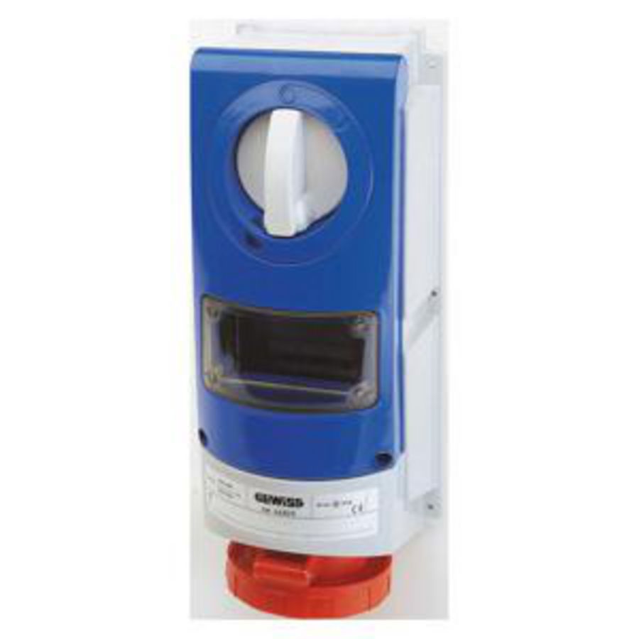 VERTICAAL BEVESTIGDE VERGRENDELDE CONTACTDOOS-ZONDER BODEM