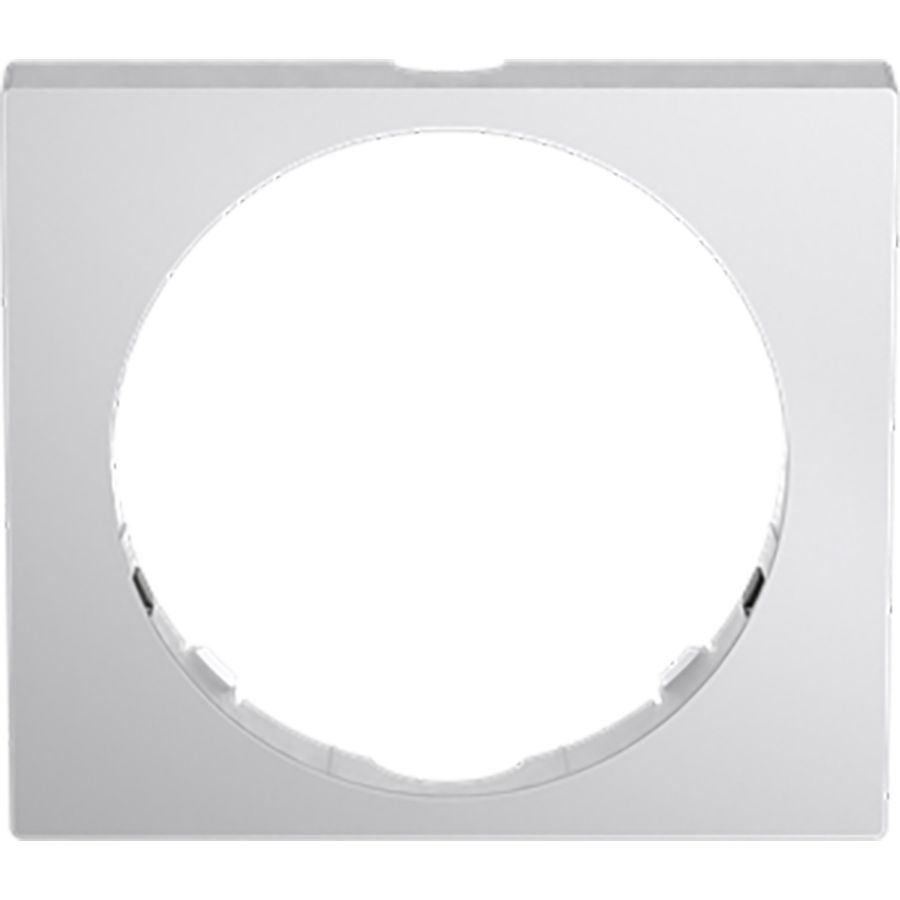 Design Busch-Wachter PRO afneembaar frame aluminium zilver (6851/DR-133)