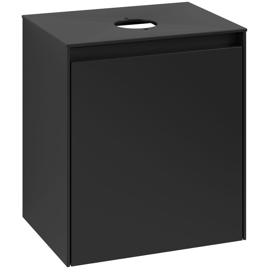 Wastafelonderkast Collaro 500x548x380mm Volcano Black C149B0VL