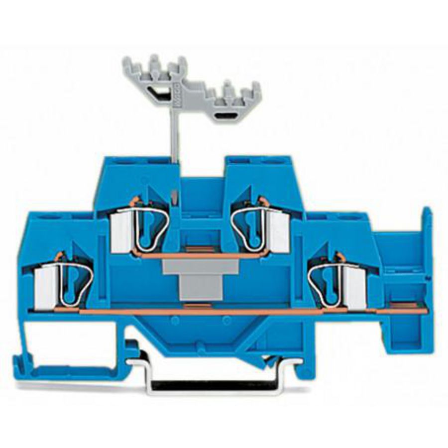 2-etageklem Rijg-/rijgklem+extra dwarsbrug bl 281-630 VVE=50