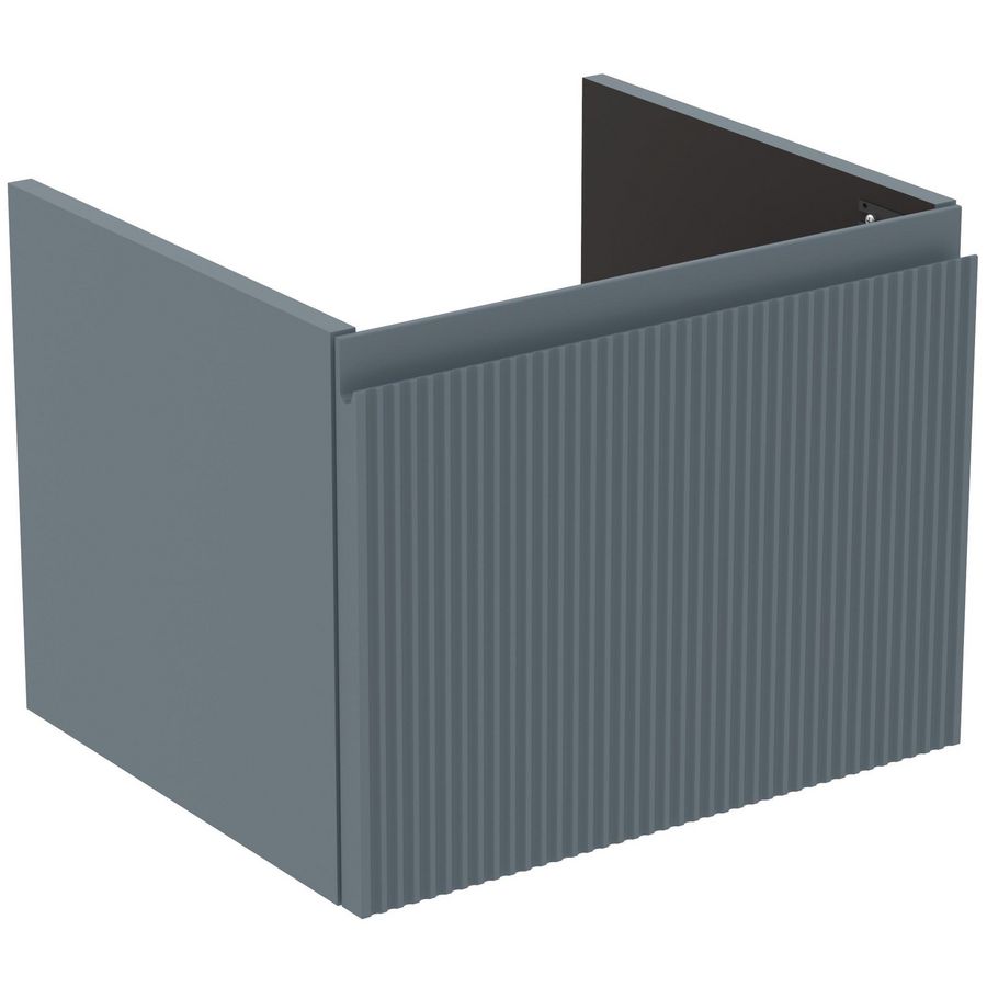 Wastafelmeubel 480x409x370mm matt ashblue 1 lade Finesse
