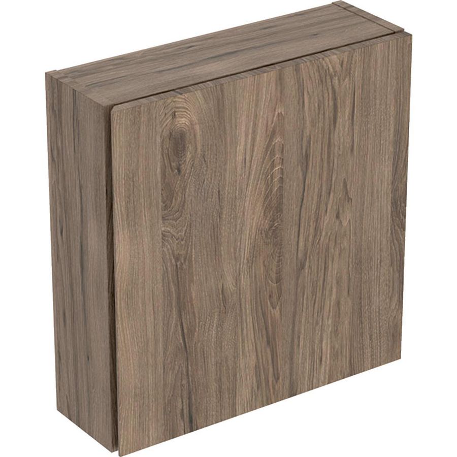 iCon bovenkast vierkant met deur 45x46,7cm noten hickory