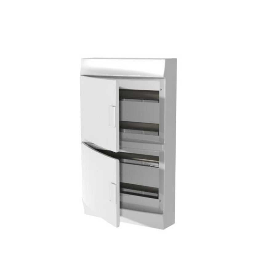 Installatiekast IP 41 4x18-modules incl deur wit