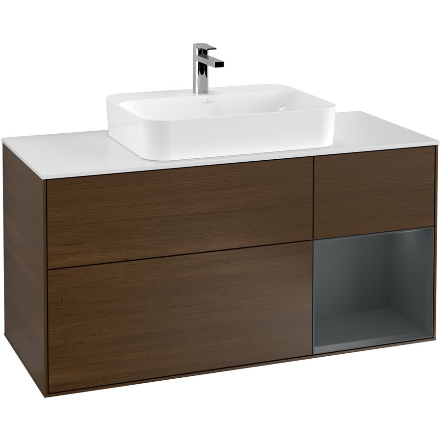 Wastafelonderkast Finion 1200x603x501mm W.Veneer F421HGGN