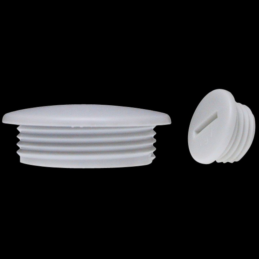 Blindstop kunststof slagvast PG13,5 grijs (VS13,5LG)