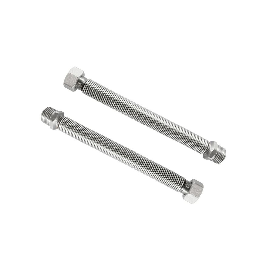 Set 2 Flexibels RVS 1/2