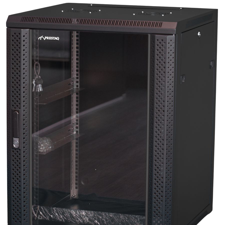 19" PATCHKAST WAND MONTAGE ENKELVOUDIG D600 B600 15HU rook-g