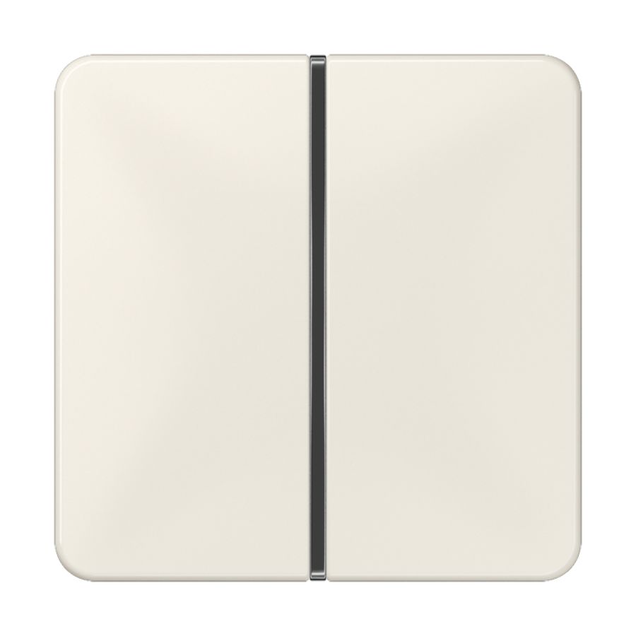 Tastafdekking 1-voudig compleet CD wit KNX