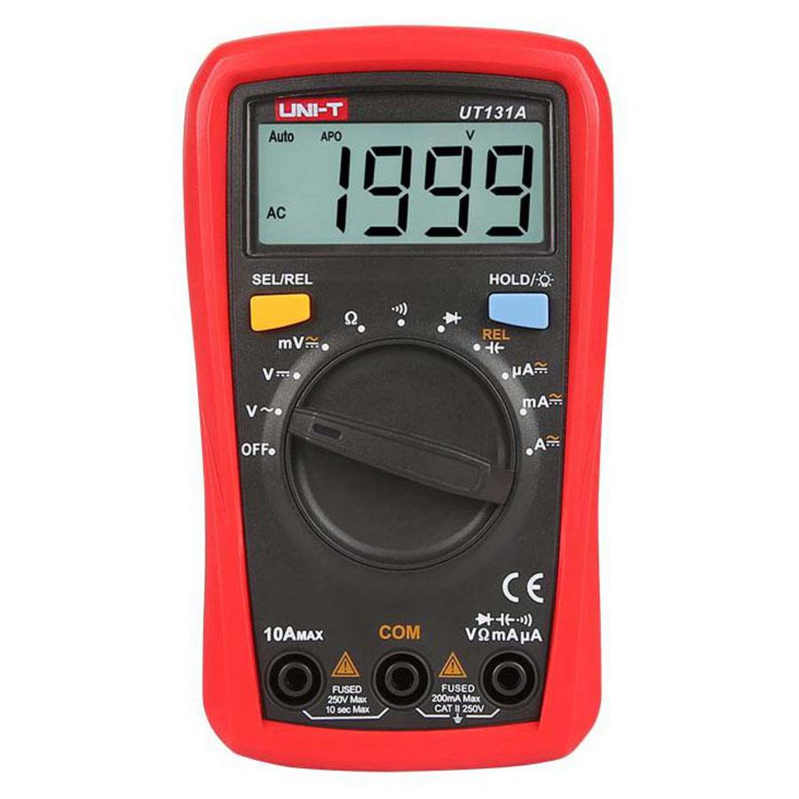 Palm Size autoranging digitale multimeter tot 250V AC/DC