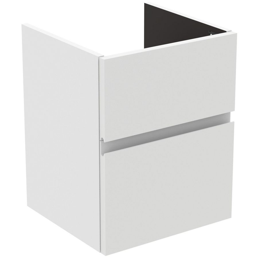 Wastafelmeubel 430x402x540mm matt white 2 laden Finesse
