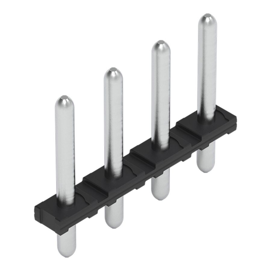 THT male steker Soldeerpen 1,4mm RE zwart 2092-1704 VVE=400