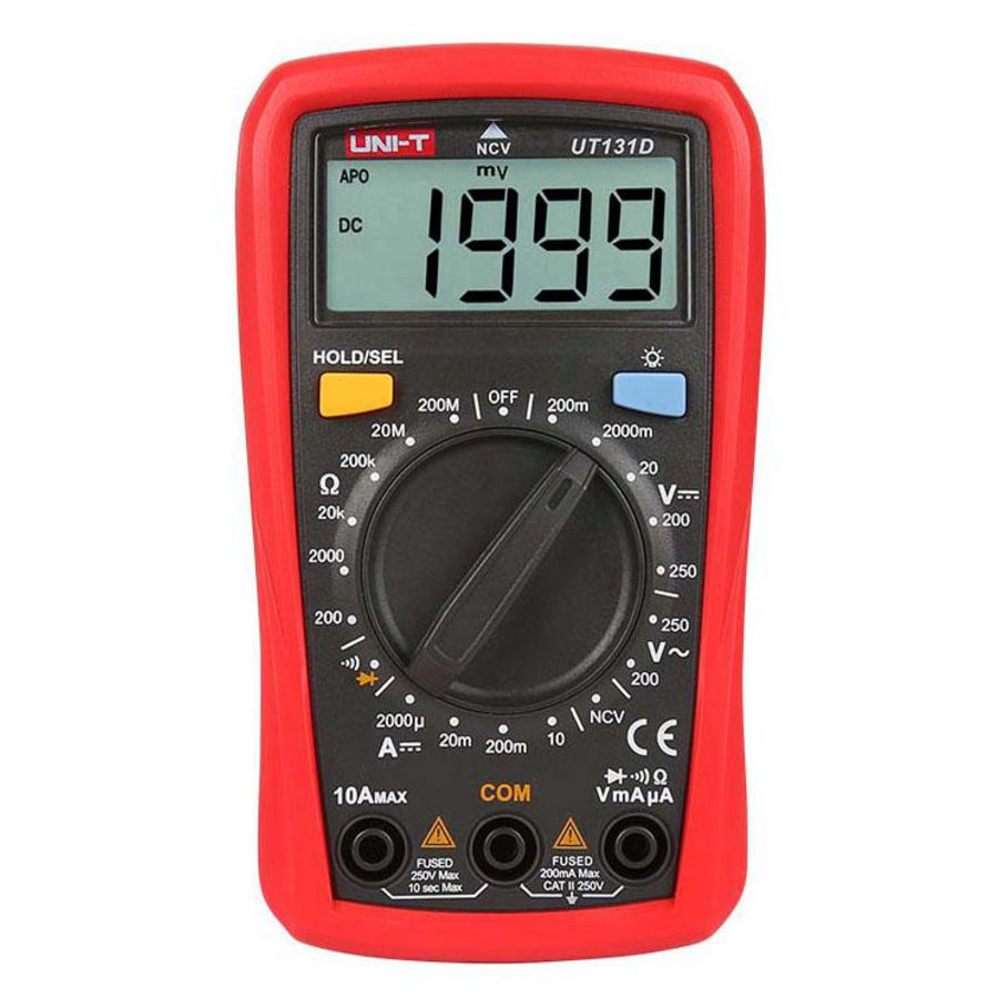 Palm Size digitale multimeter tot 250V AC/DC
