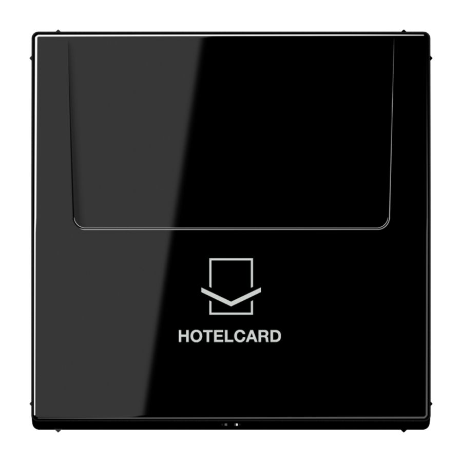 Afdekking zwart Hotelcard-schakelaar LS990